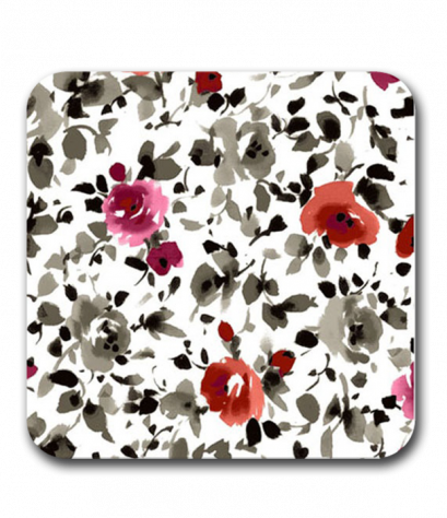 ที่รองแก้วน้ำ My flowers MDF Square coaster